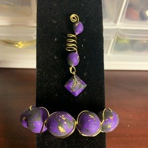 Handmade loc and braid jewelry